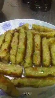 A greasy radish snack