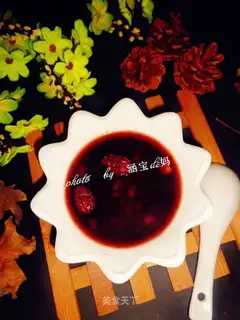 Red bean, black rice, porridge