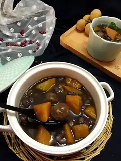 Chan Pi Cui round red bean soup