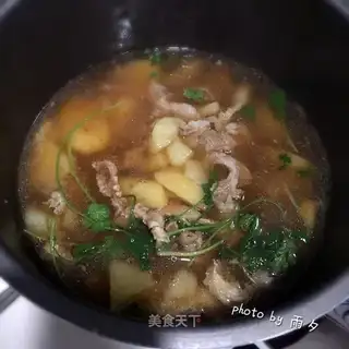 Cowweed potato soup