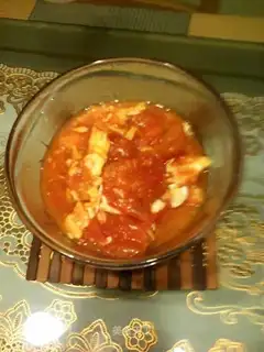Tomato fried eggs