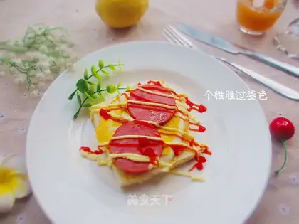 Nutritional toast breakfast