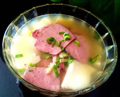 Pork liver soup
