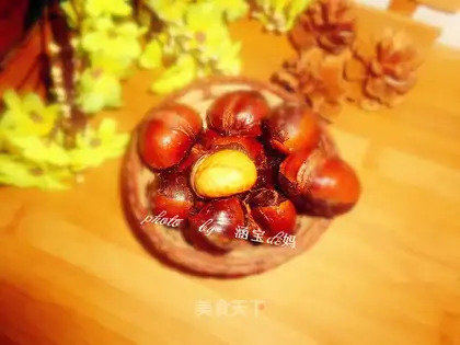 Baked chestnuts