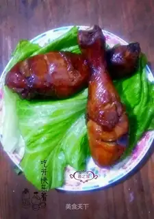 Honey roasted chicken legs