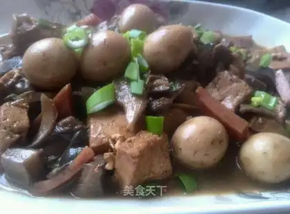 Tofu-smelling quail eggs