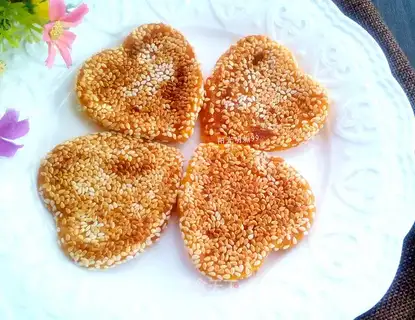 Pumpkin sesame rice cake