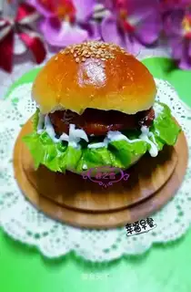 Homemade chicken leg burgers