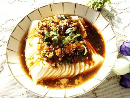 Pine omelet tofu