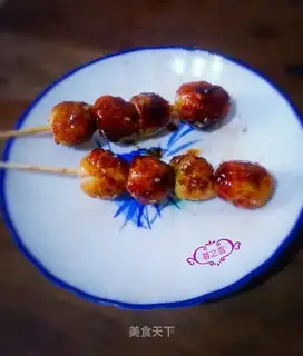 Fried quail eggs