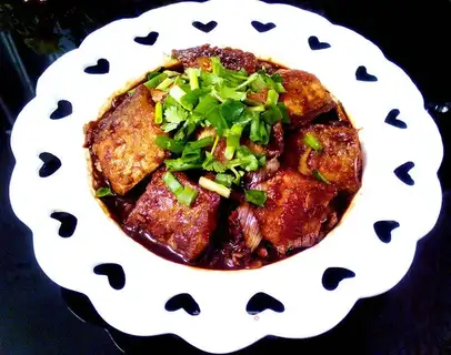 Red-fried fish