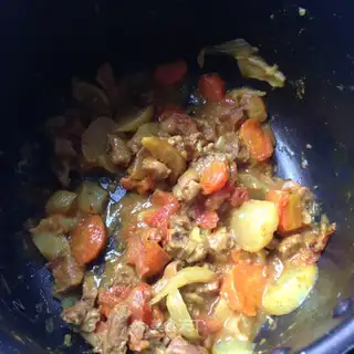 Power pressure pan curry beef
