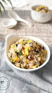 Korean chili seaweed fried rice