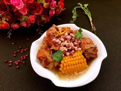 Red bean rice spinal soup