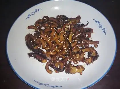 Roasted squid