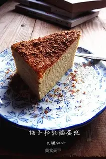 Plum cheesecake