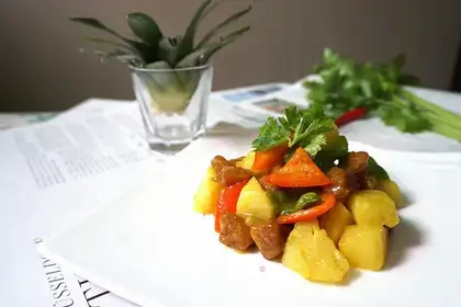 Curry pineapple