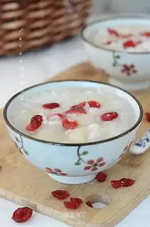The cranberry porridge