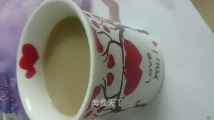 Meat and milk tea