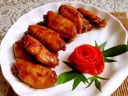 Coke chicken wings