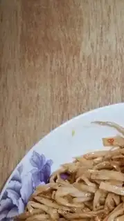 Dry apricot mushrooms