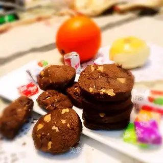 walnut chocolate handmade cookies