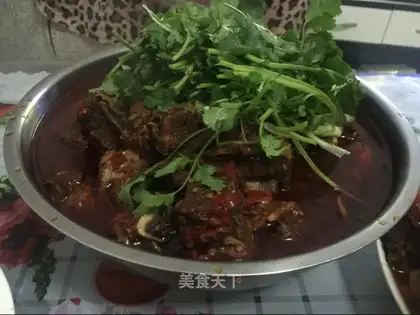Spicy red rib burn
