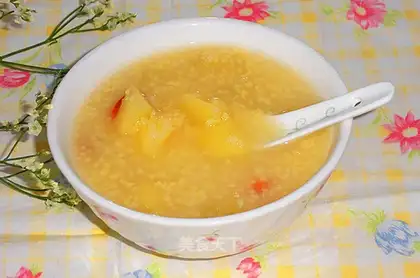 Apple rice porridge