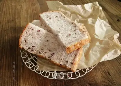 Black rice rice toast