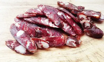 Home-made sausages