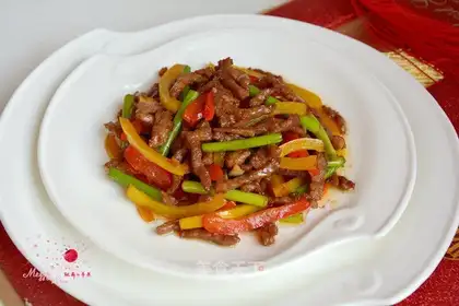 Dried beef silk