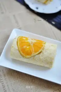 Orange cake roll