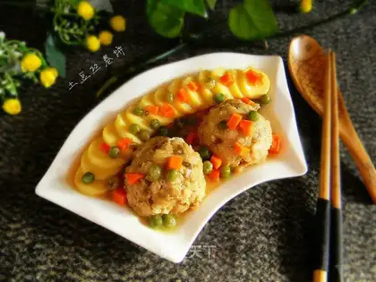 Clean tofu lion head