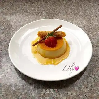 Pumpkin caramel pudding