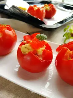 Red tomato seafood