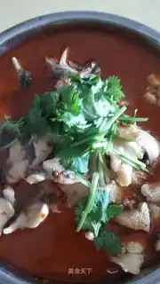 Boiled fish