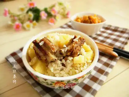 Chestnut potato rice