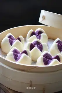 Potatoes with flowers