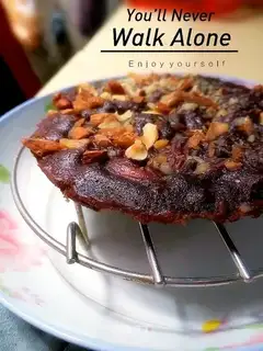 Almond brownie