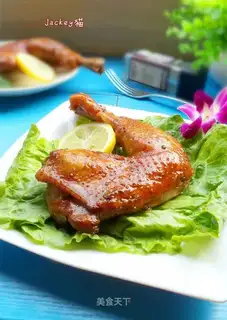 Black pepper chicken leg