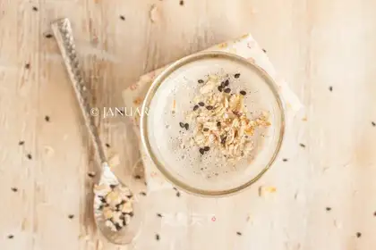 A oats banana shake