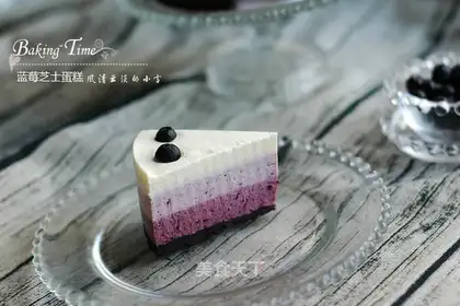 Gradual blueberry cheesecake