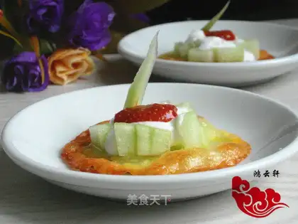 Watermelon cheese chip