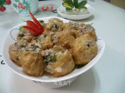 Steam fan tofu