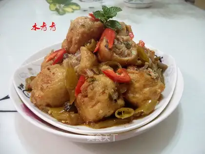 Sour fan tofu