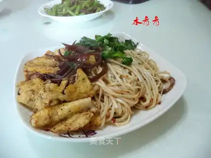 Mocked egg noodles