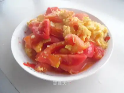 Tomato fried eggs