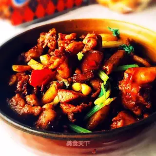 Spicy dry rabbit