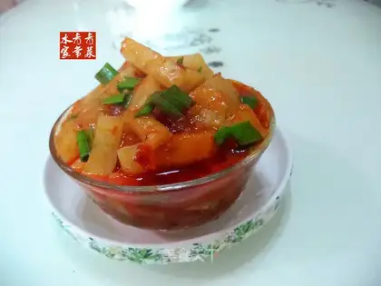 Bean petals and tofu