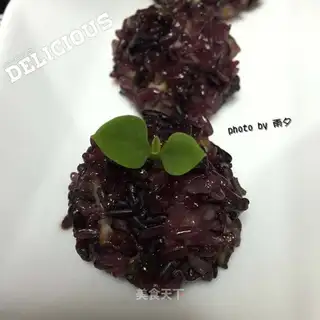 Black rice mushroom meatballs